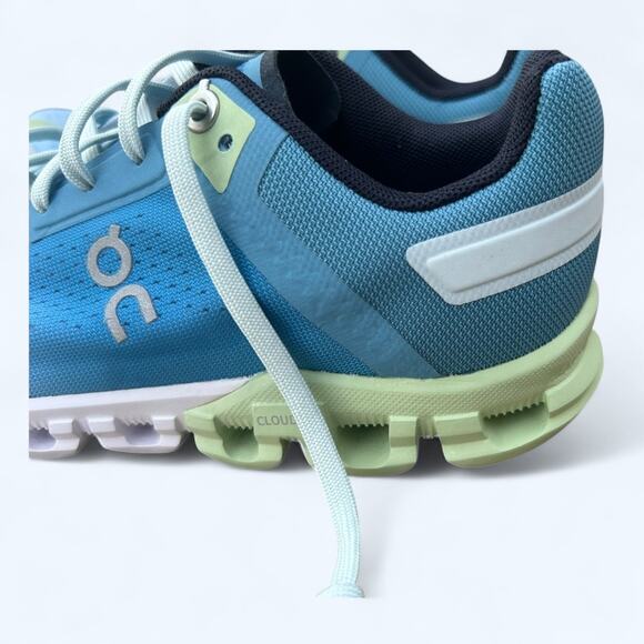 NEW On Cloudflow 3.0 Running Athletic Sneakers Women's 5.5 M Niagara Meadow - Picture 5 of 9